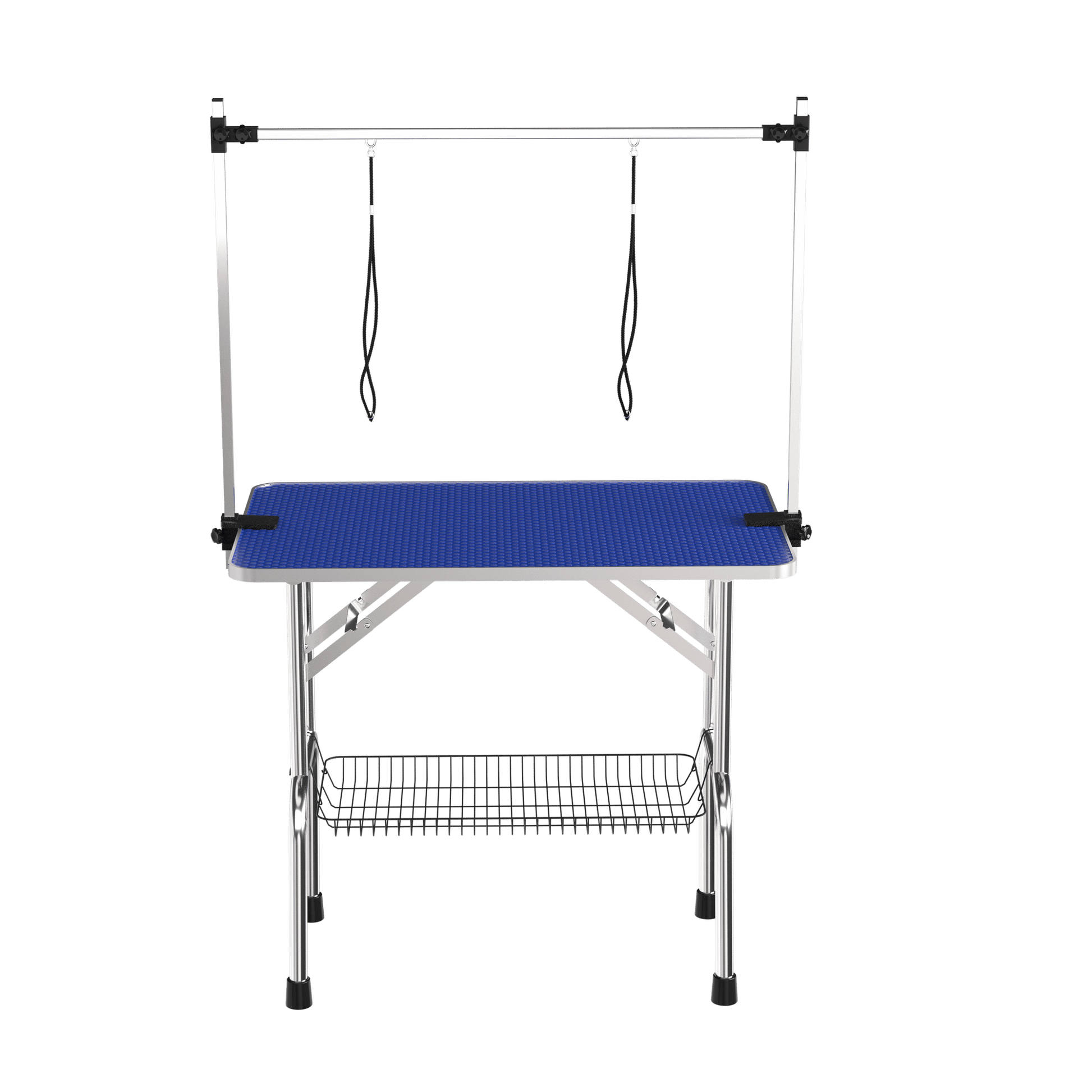 36’’ Folding Dog Pet Grooming Table Heavy Duty Stainless Steel pet dog Cat Grooming Table - Blue