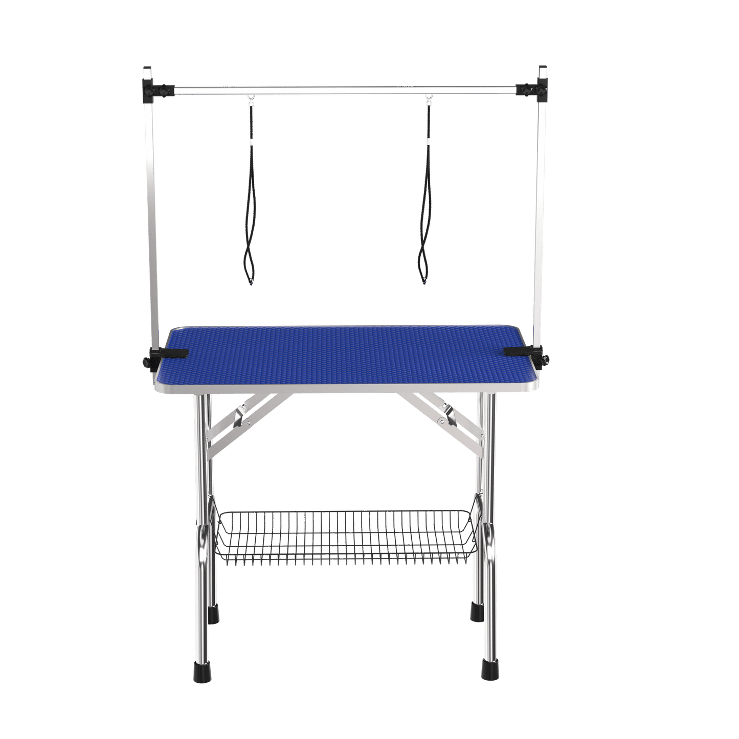 36’’ Folding Dog Pet Grooming Table Heavy Duty Stainless Steel pet dog Cat Grooming Table - Blue