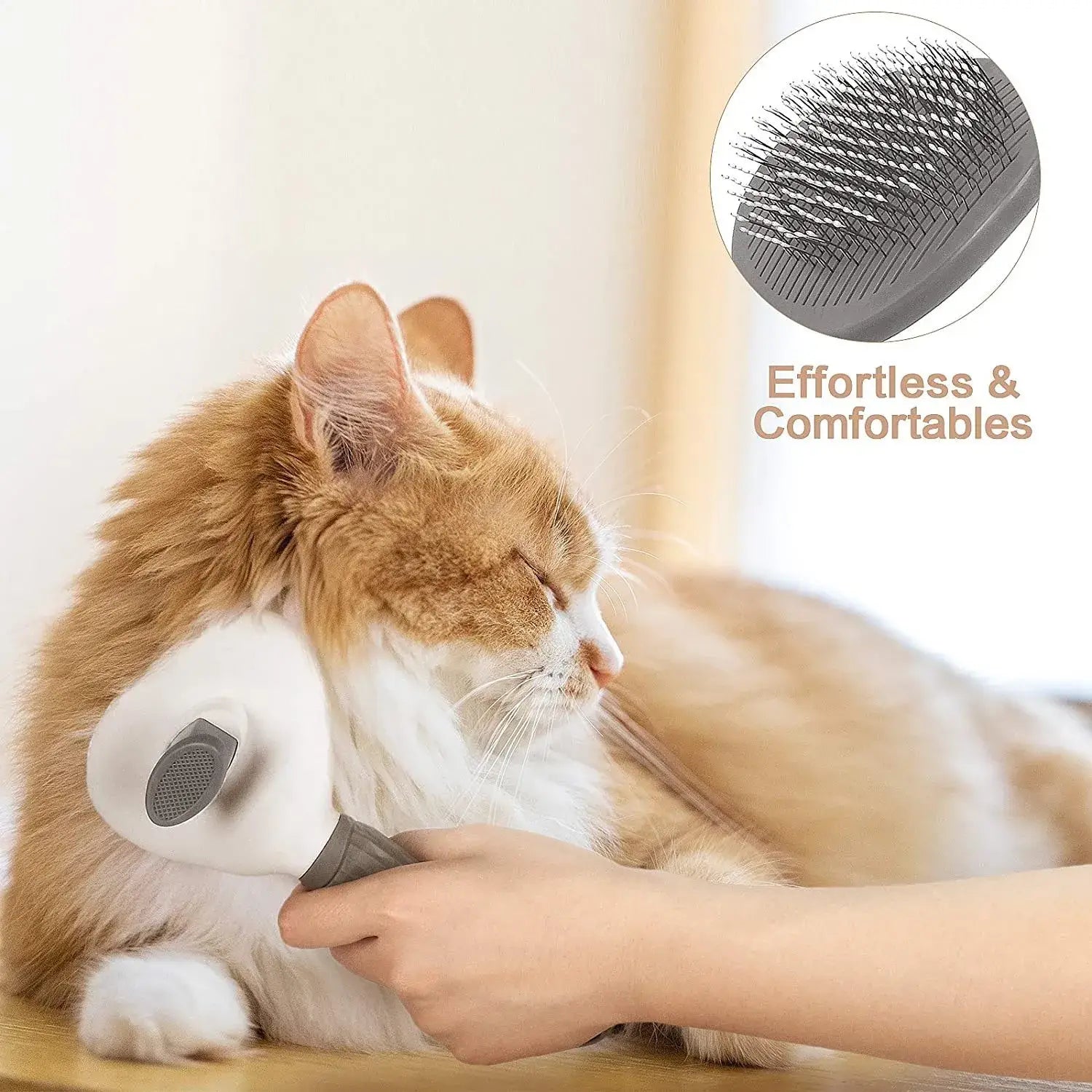 Pet Dog Brush Cat Comb Self Cleaning Pet Hair Remover Brush For Dogs Cats Grooming Tools Pets Dematting Comb Dogs