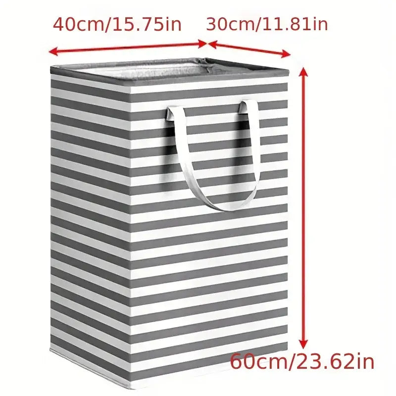 Collapsible Lightweight Hampers for Laundry Freestanding with Long Reinforced Handles Large Waterproof Clothes Organizer