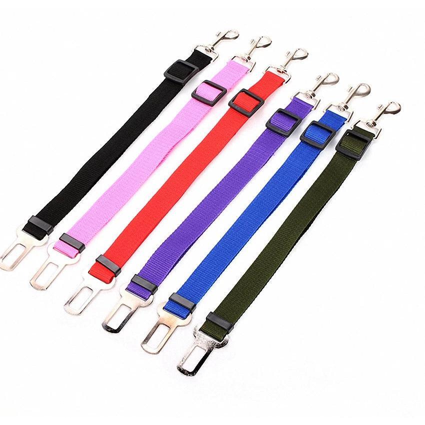 Colorful Adjustable Dog Seat Belt for Safe Travels - Pet