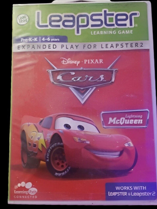 LeapFrog Leapster Learning Game Cars; Lightning McQueen (2010) New - Video game