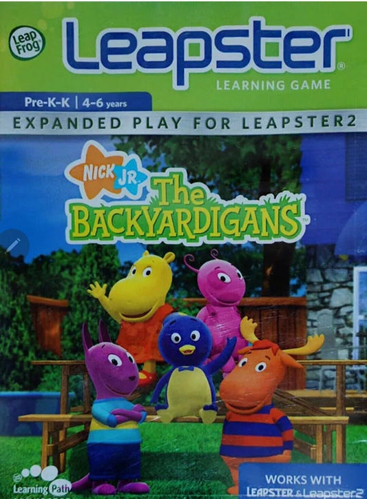 The BACKYARDIGANS ~ LeapFrog Leapster Learning Game. 4 to 6 YEARS (Pre-K to K). - Video game