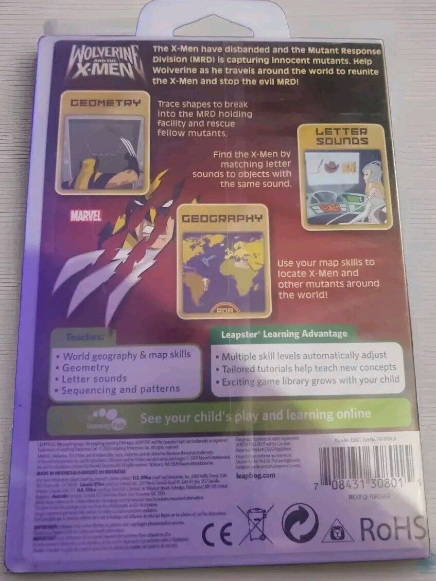 LeapFrog Leapster Learning Game: Wolverine and the X-Men